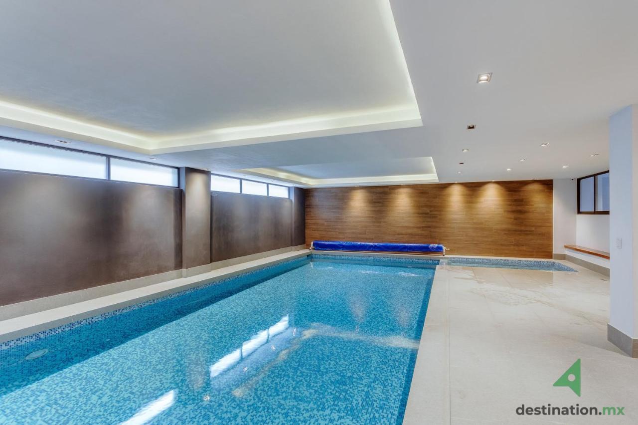 Charming Apartment With Pool, Gym, And Jacuzzi - Kansas 113 Mexico City Ngoại thất bức ảnh
