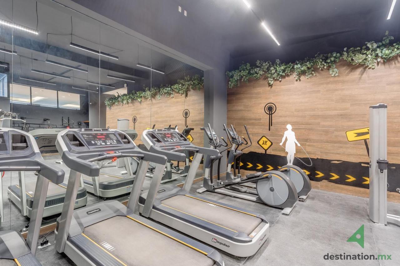 Charming Apartment With Pool, Gym, And Jacuzzi - Kansas 113 Mexico City Ngoại thất bức ảnh